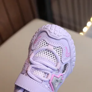 Kinder-Sport-Sandalen in Lavendel mit Mesh und langlebiger Reifen-Sohle für den Sommer