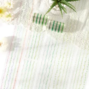 Set di nastri PET decorativi con viti di piante e fiori colorati per decorare scrapbooking