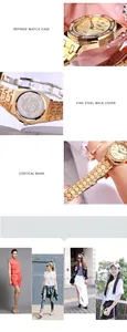 Détail d'une montre de luxe dorée octogonale avec lunette diamant et verre minéral