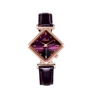 Orologio da donna GEDI con quadrante sfumato viola e cassa in metallo oro rosa