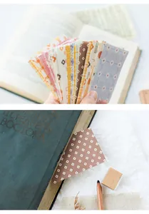 Deko-Papierstreifen mit Blumen und Gittermuster für Scrapbooking und Journaling