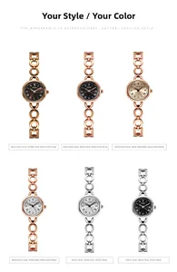 Dettaglio di vari colori di piccolo orologio al quarzo con cinturino in lega