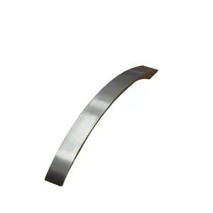 Modern brushed aluminum arched furniture handle for kitchen cabinets and drawers
