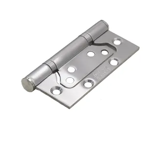 Heavy duty 4 inch SUS-304 stainless steel hinge with brushed finish and 3.0mm thickness