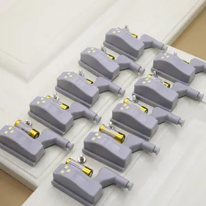 10er-Set LED-Scharnierleuchten für Schränke inklusive 23A 12V Batterien und Schrauben