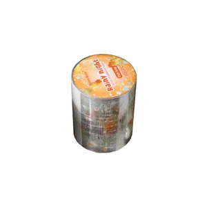 Retro Story Rainy Night Fish Leap PET decoratieve tape voor journaling, 5cm x 2m