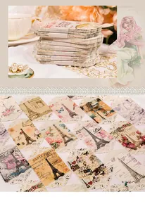 Ensemble de papier matériel en dentelle vintage pour scrapbooking journal et déco DIY.