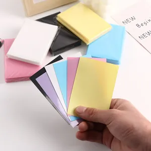Fundas mate macaron para tarjetas de fotos de 3 pulgadas en varios colores de 20 micras