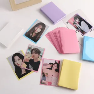 Fundas mate en colores macaron para tarjetas de fotos de 3 pulgadas y polaroids