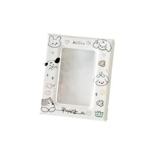 Album portacarte con cartoni di cuccioli e gatti per conservare foto di Polaroid