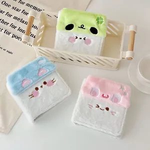 Cute Plush Animal Embroidery Photocard Binder 3-Hole Loose-leaf Kpop Collect Book Storage Photo Album For Girls Gift