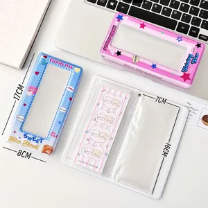 Y2K cartoon style 3-inch photo card binder album for photocard storage and kpop collection