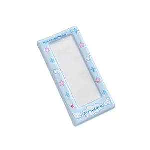 Blue angel wing photocard album with transparent window for Instax photos