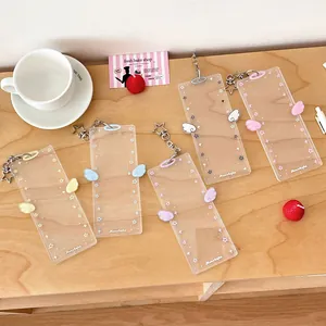 Acryl-Fotokartenhalter mit Engelsflügeln und Sternanhängern in fünf verschiedenen Farben