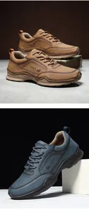 Detailansicht brauner Loafer mit rutschfester Sohle und LDECK-Markenzeichen