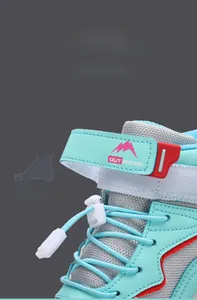 Details der Kinder Outdoorschuhe mit Klettverschluss und elastischem Kordelzugsystem