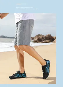 Outdoor Barfuß-Wasserschuhe mit schnell trocknendem Stoff und rutschfester Gummisohle für Strand