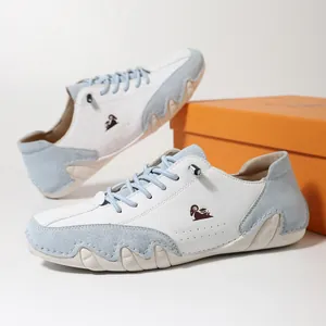 Casual Low Top Patchwork Shoes For Men Women Fashion Microfiber Leather Sneakers With Wave Rubber Sole Pigskin Lining Daily Footwear