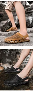 Atmungsaktive Outdoor-Sandalen für Herren mit rutschfester Gummisohle und Dual-Wear-Design