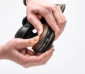 Sandali sportivi in pelle da uomo con ammortizzazione ad aria e suola flessibile