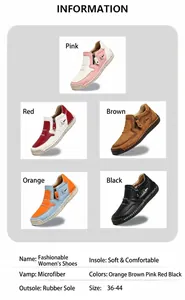 Vue détaillée de bottines colorées en cinq couleurs avec fermetures éclair latérales