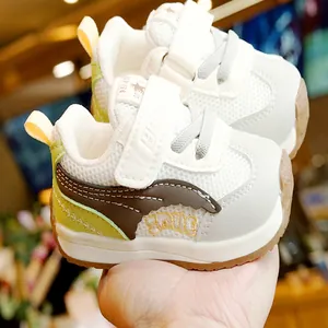 Breathable Baby Walking Shoes For Toddlers Soft Sole Non-slip Mesh Sneakers For Boys Girls Spring Autumn First Walkers Sporty Footwear