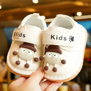 Baby Toddler Walking Shoes Cartoon Sheep Octopus 3D Decor Soft Sole Anti-Slip Squeaky Shoes For Infant Boys Girls First Walkers