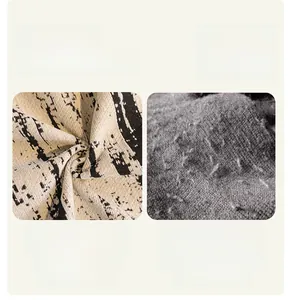 Detail comparison of thick high-density chenille fabric versus standard loose weave material