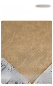 Detailed macro view of non-slip silicone particles on heavy-duty chenille sofa cover base