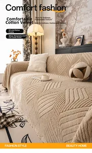 Dettaglio copridivano in velluto con trama geometrica diagonale e resistente ai graffi