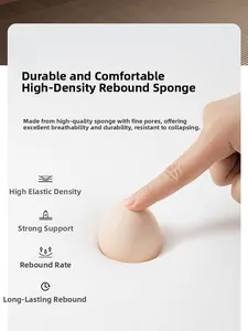 Detail of high-density elastic foam for bay window mat with strong support and breathability