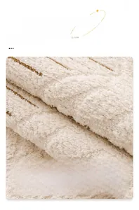Macro shot of high-density single-sided velvet sofa cover fabric with soft texture