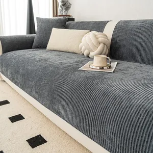 Minimalist Thick Chenille Sofa Cushion Anti Slip Universal Furniture Protector Cover For Living Room Home Decoration