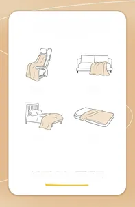 Detail showing versatile beige fleece sofa blanket used for car, home, and office settings