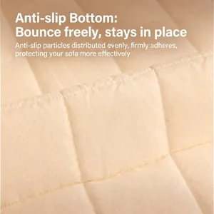 Modern minimalist non-slip sofa cover with dense silicone anti-skid particles