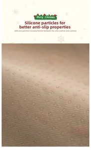 Close-up of non-slip silicone particles on Chenille sofa cover back for better grip