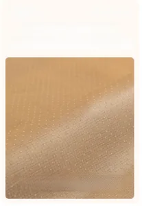 Detail of non-slip silicone particles on the back of thick camel fleece sofa cover