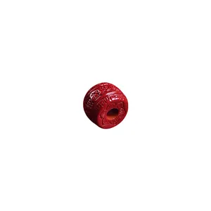Natural cinnabar lotus bead cylindrical barrel spacer for DIY jewelry making