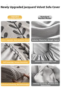 Detail von Jacquard-Blattmuster-Stoff mit hoher Elastizität und fester Nahtverarbeitung