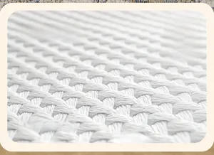 Close-up showing the intricate high-density chenille weave texture of the sofa cover