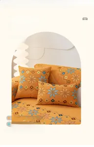 Detail of bohemian chenille jacquard fabric with geometric snowflake patterns for sofa cover
