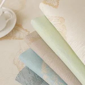 Eisseide Sofa-Matte für den Sommer mit Blatt-Jacquard in fünf sanften Farben