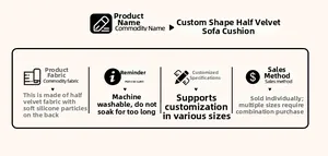 Detailed cleaning and care guide for irregular non-slip velvet sofa cushion covers