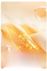 Macro shot of honeycomb thermal grid fabric with moisture-wicking heat technology