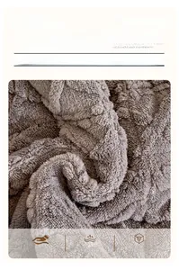 Close-up of thick plush coffee brown cushion with high-density fibers and non-shedding texture
