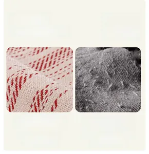 Detail of high-density chenille fabric with thick encrypted yarn and weave texture