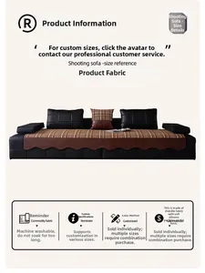 Close-up of chenille sofa cover showing non-slip silicone backing and wavy edge