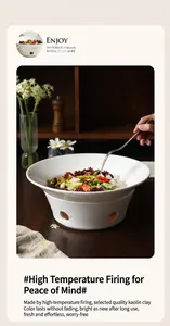 Macro view of white ceramic food warmer bowl with candle heating base and smooth finish