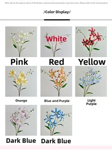 Detailed view of artificial lily petals with realistic texture and color gradients