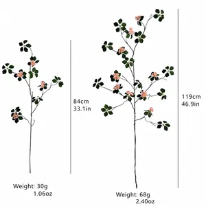 Artificial Zen lotus vine branches in two sizes, 84cm and 119cm, for home decoration